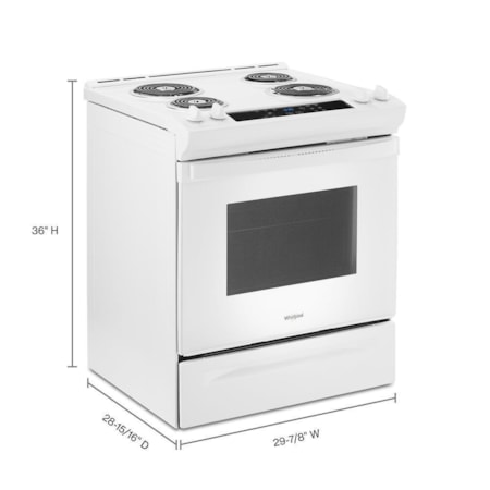 Whirlpool Slide In Electric Range