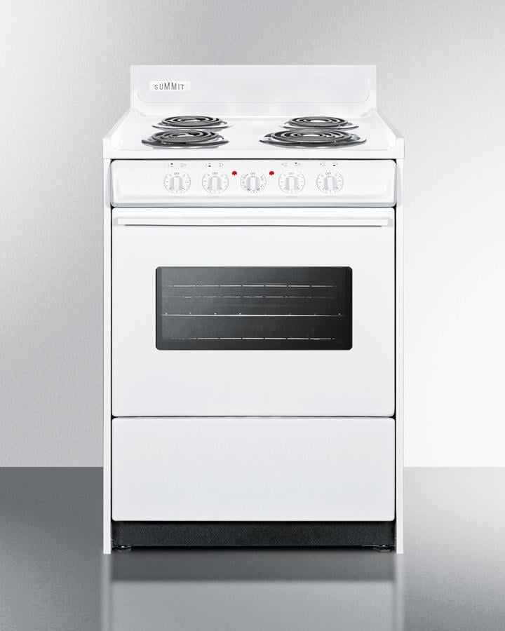 freestanding coil top electric range