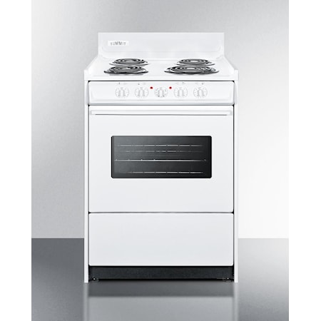 24" Freestanding Coil Electric Range