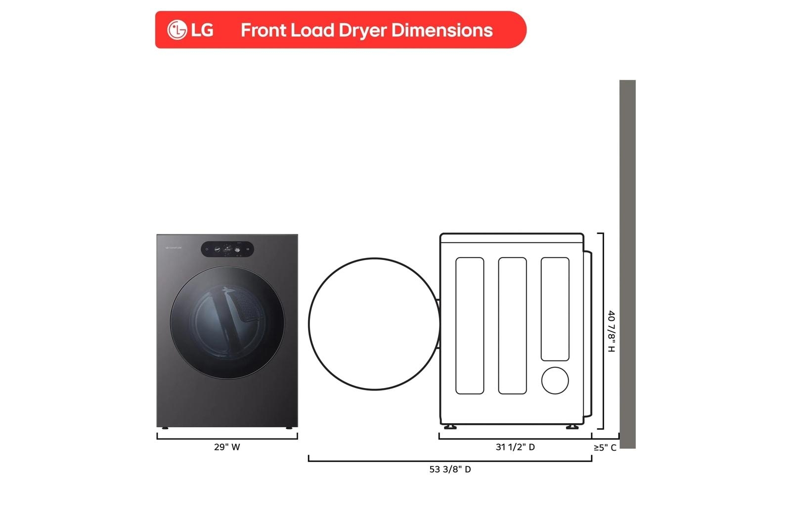 Front Load Electric Dryer