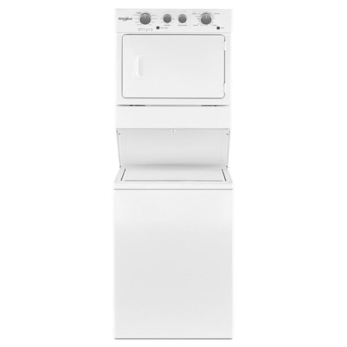 3.5 Cu.Ft Long Vent Electric Stacked Laundry Center 9 Wash Cycles And Autodry™