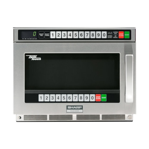 Sharp Twintouch 1200 Watt Commercial Microwave Oven With Dual Touchpads