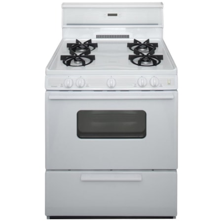 30" Free Standing Gas Range
