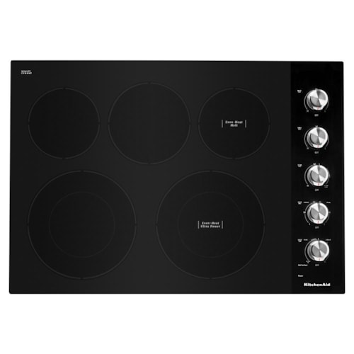 KitchenAid 30" Electric Cooktop With 5 Elements And Knob Controls