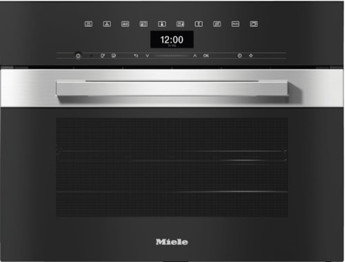 Dgc 7440 Am Clean Touch Steel - 24" Compact Combi-Steam Oven XL For Steam Cooking, Baking, Roasting With Networking + Brilliantlight.