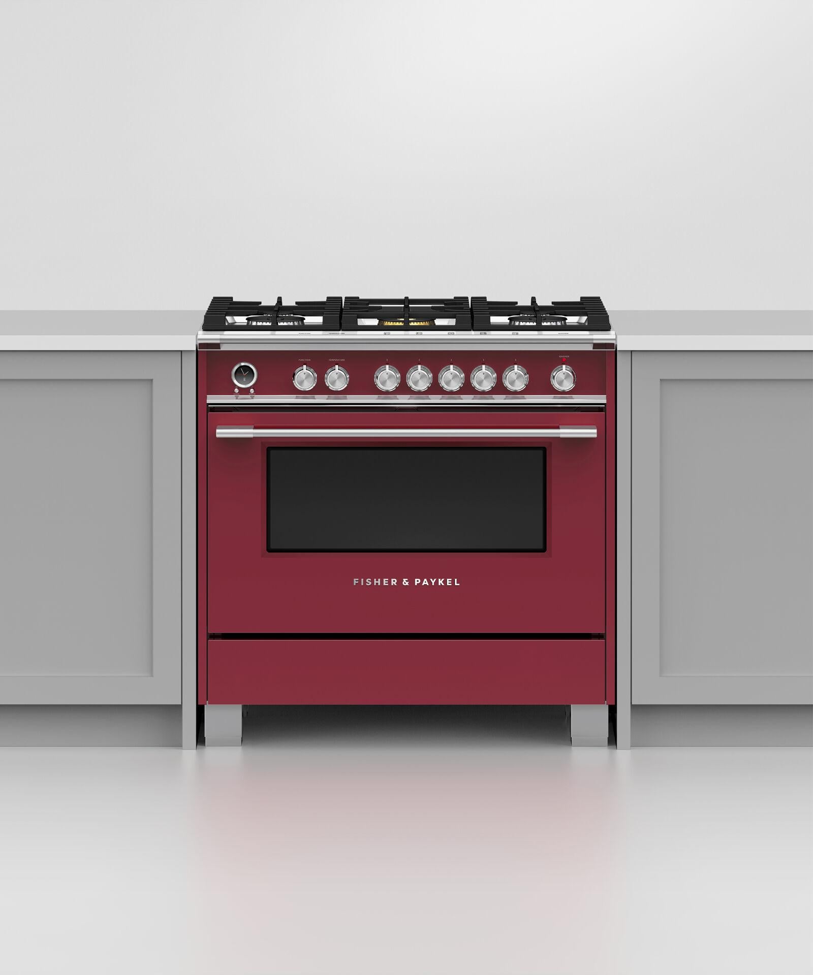 Fisher and Paykel Gas Ranges 36" And Larger Free Standing Gas Range
