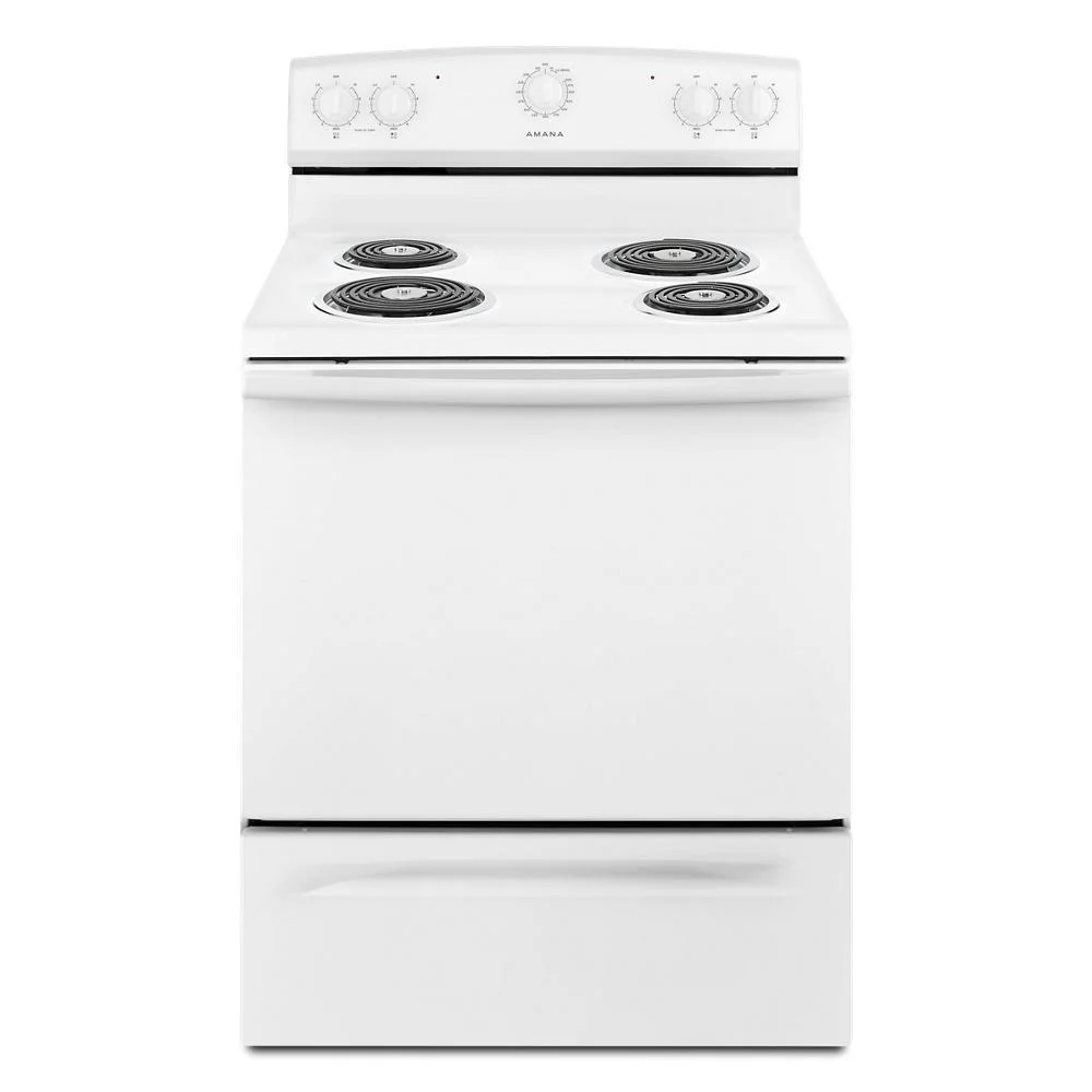 Amana ACR2303MFW 30inch Amana(R) Electric Range with Warm Hold Simon
