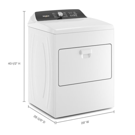 WhirlpoolTop Load Matching Gas Dryer