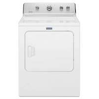 Large Capacity Top Load Dryer with Wrinkle Control - 7.0 cu. ft. - White