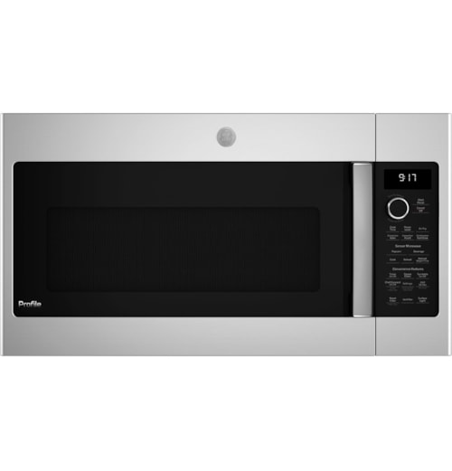 Ge Profile™ 1.7 Cu. Ft. Convection Over-The-Range Microwave Oven