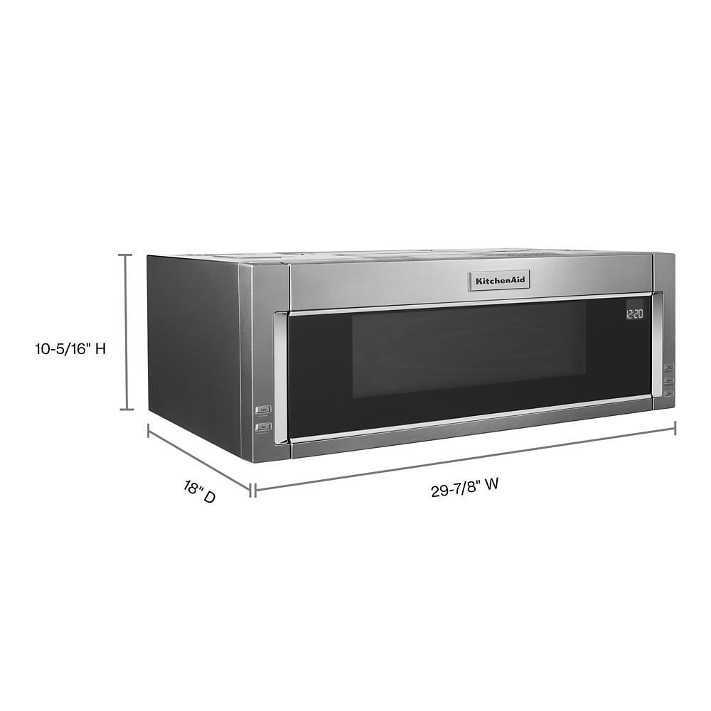 KitchenAid KMLS311HSS 1000Watt Low Profile Microwave Hood Combination