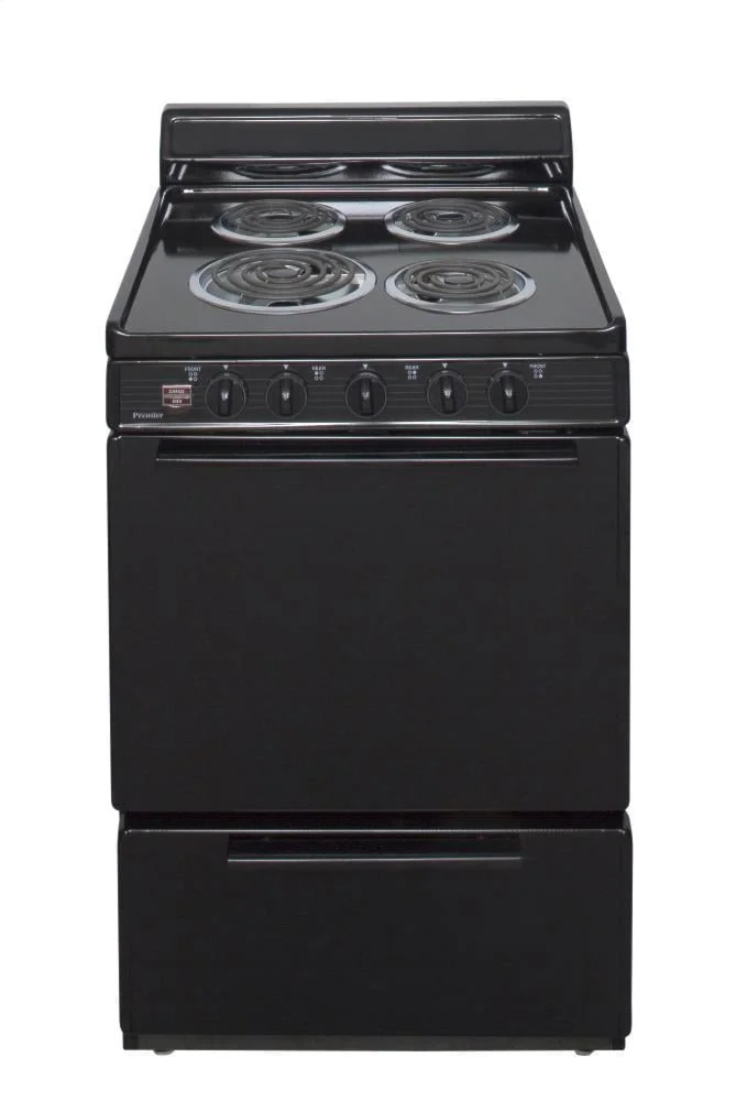 Premier 24 in. 2.97 cu. ft. Freestanding Smooth Top Electric Range