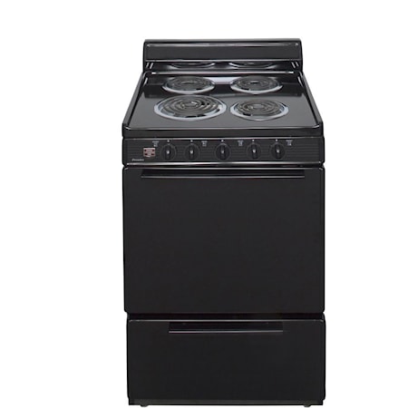 24" Freestanding Coil Electric Range