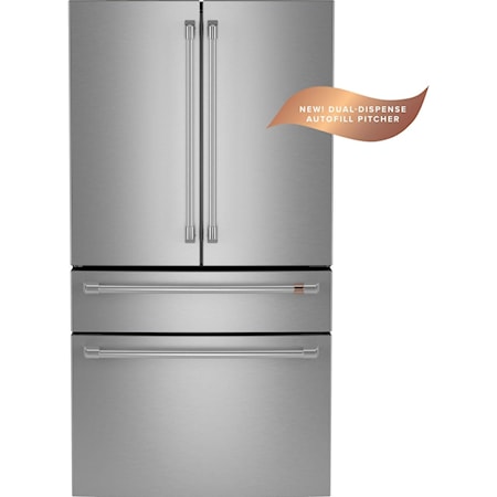 Caf(Eback)(Tm) Energy Star(R) 28.7 Cu. Ft. Smart 4-Door French-Door Refrigerator With Dual-Dispense Autofill Pitcher
