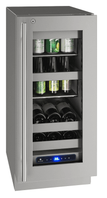 Hbv515 15" Beverage Center With Stainless Frame Finish And Right-Hand Hinge Door Swing And Lock (115 V/60 Hz)