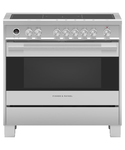 36" Series 9 Contemporary 5 Zone Induction Self-Cleaning Range