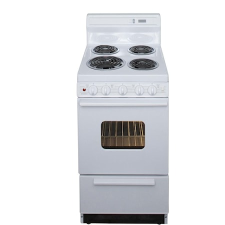 20" Freestanding Coil Electric Range