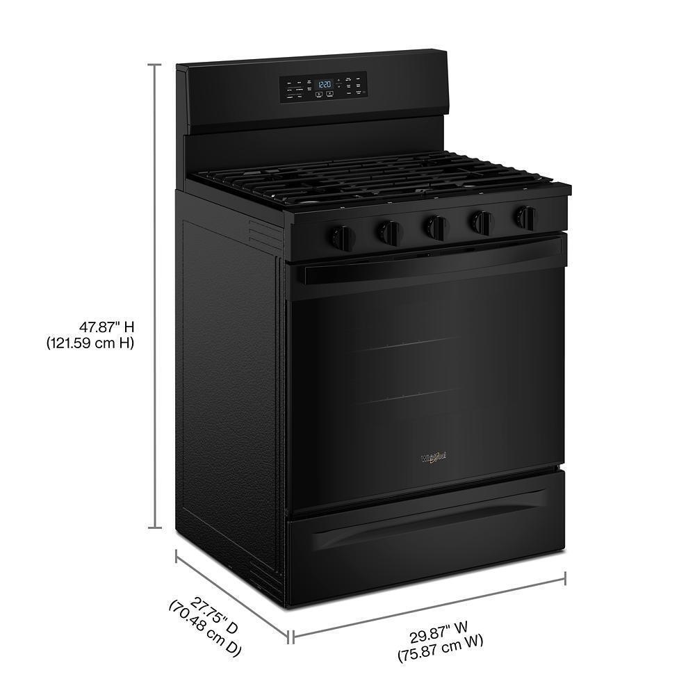 Whirlpool Gas Ranges 30" Free Standing Gas Range