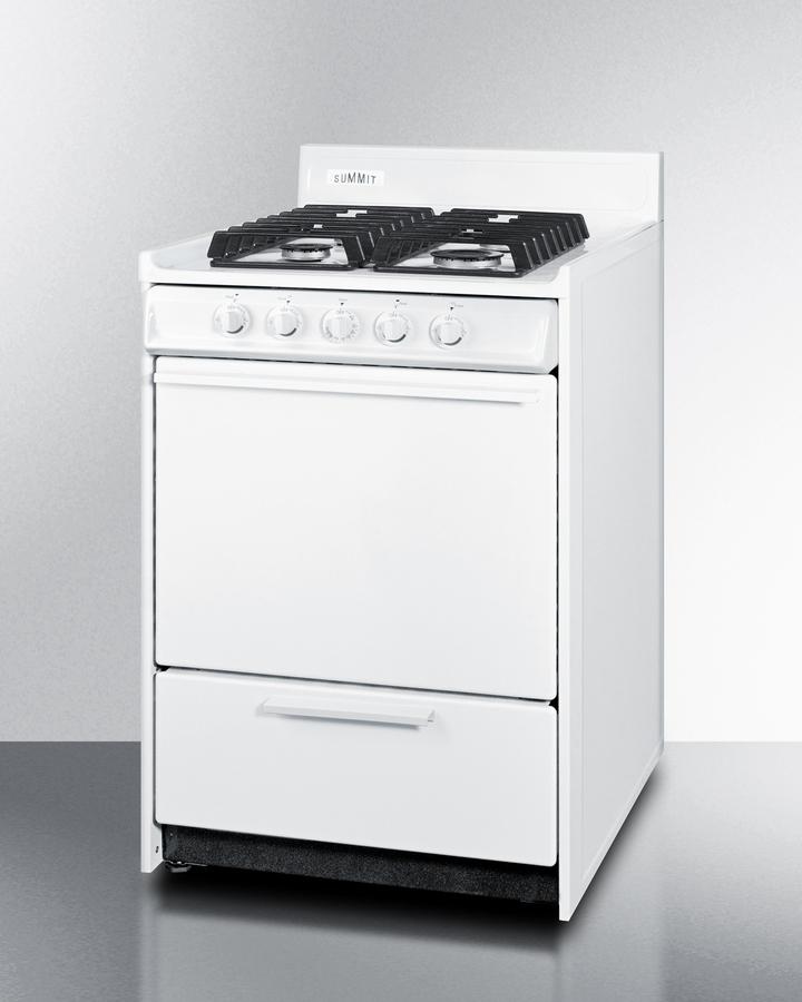 24" Free Standing Gas Range