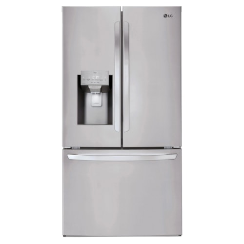 28 Cu. Ft. 3 Door French Door, Standard Depth, Ice And Water With Single Ice Maker