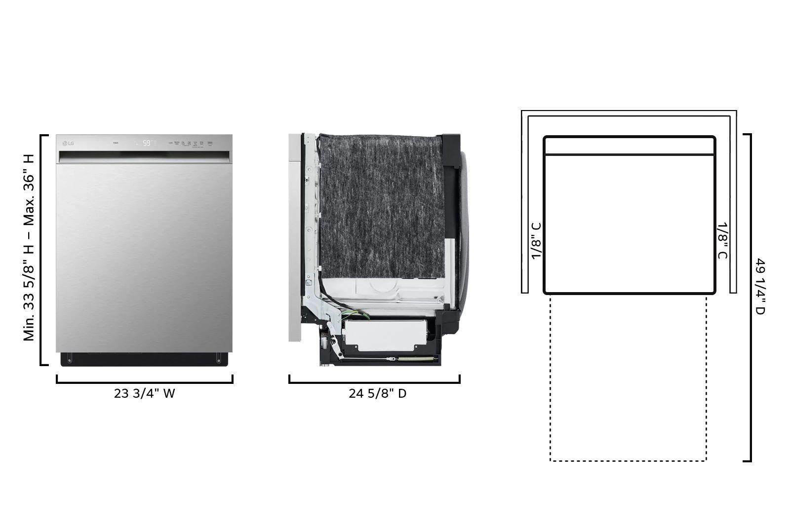 LG Appliances Built In Dishwasher