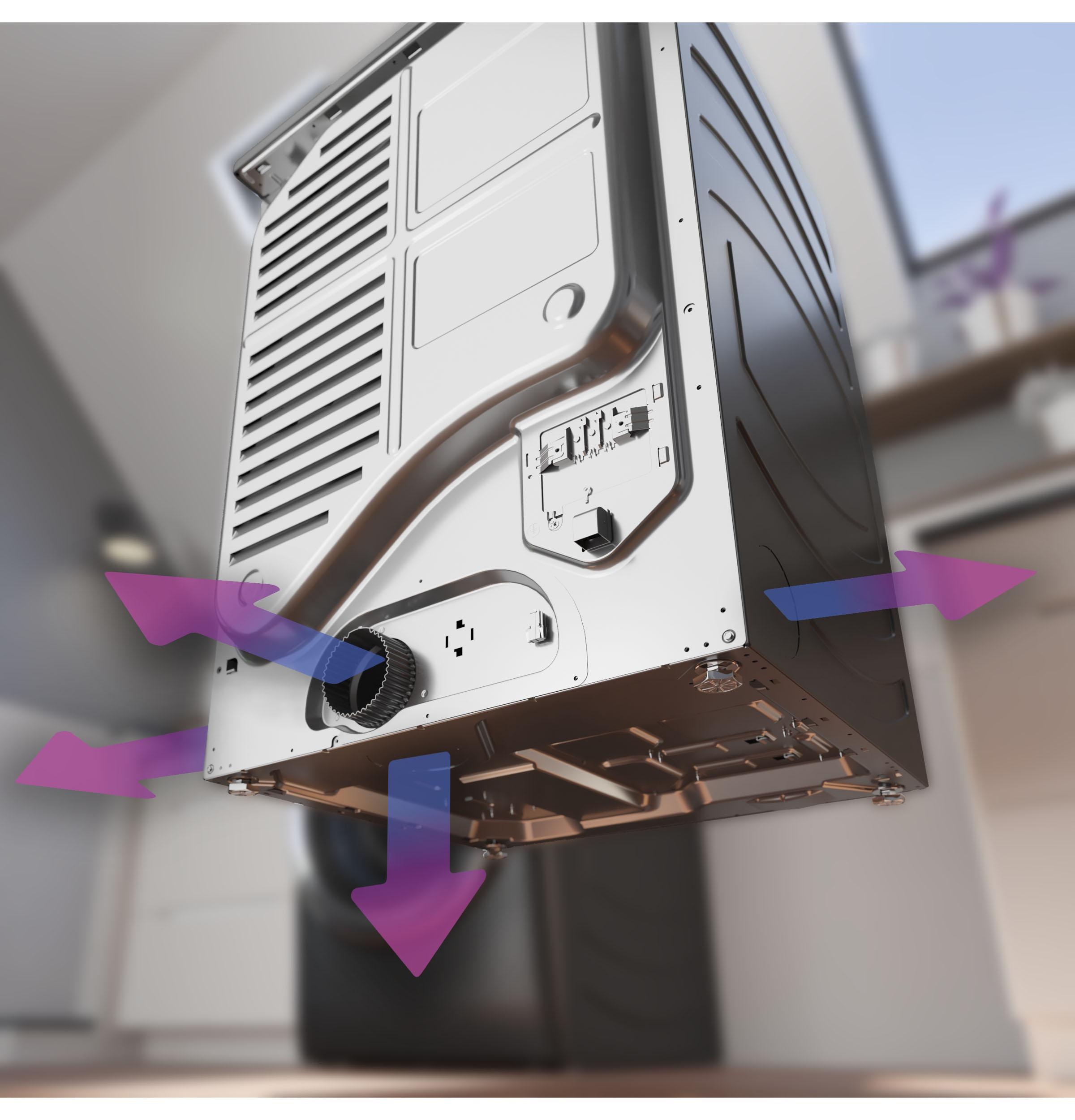 GE Appliances Laundry Front Load Electric Dryer