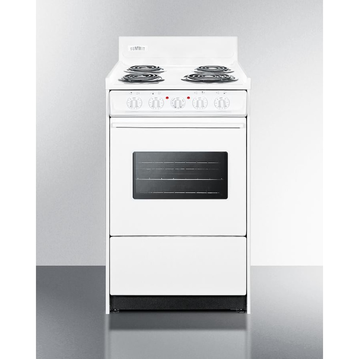 Summit Electric Ranges 20" Freestanding Coil Electric Range