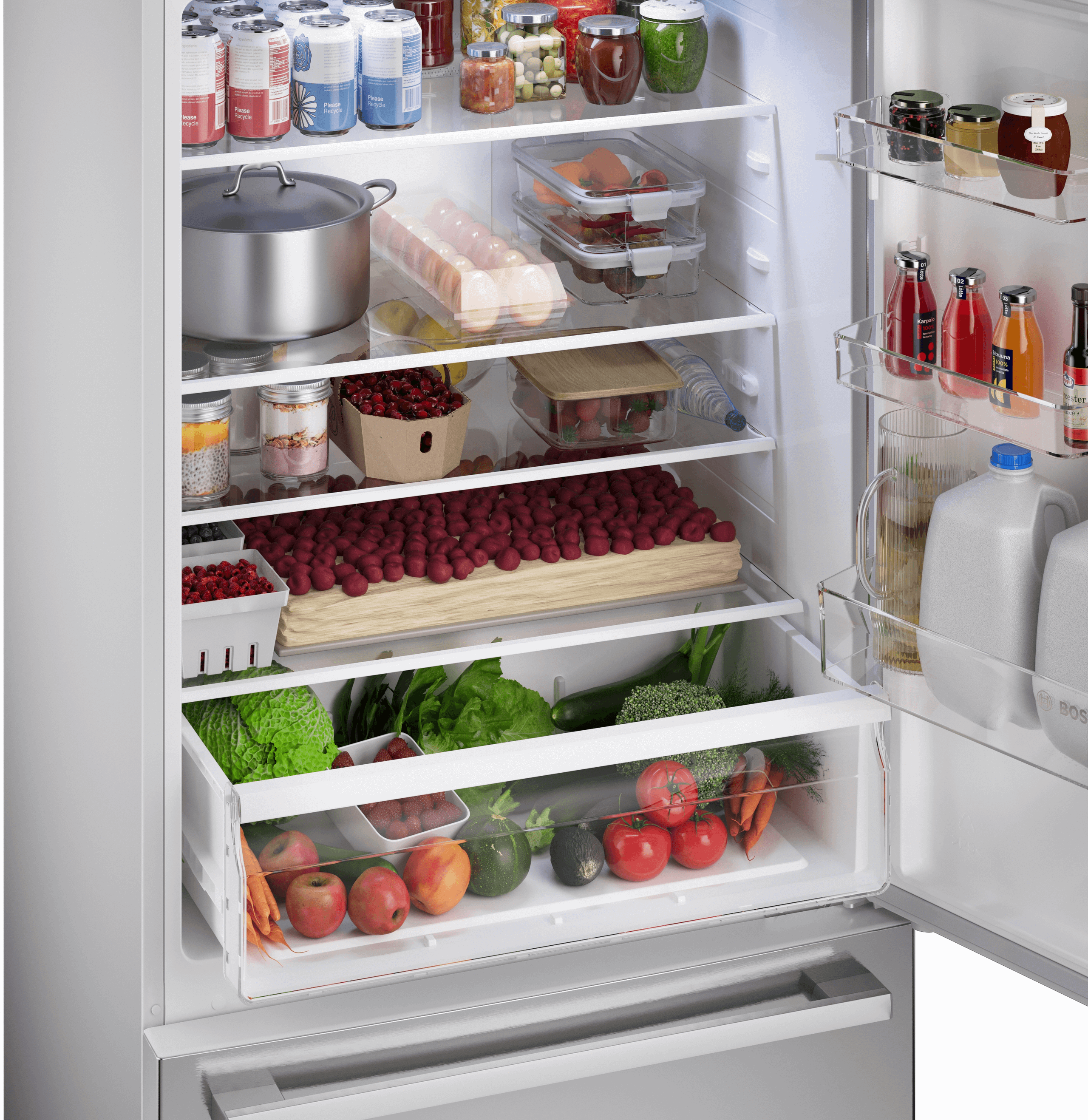 Bosch Refrigerators Bottom Freezer Freestanding Refrigerator