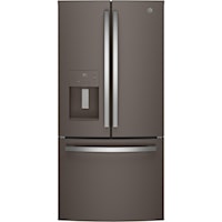 GE(R) ENERGY STAR(R) 17.5 Cu. Ft. Counter-Depth French-Door Refrigerator