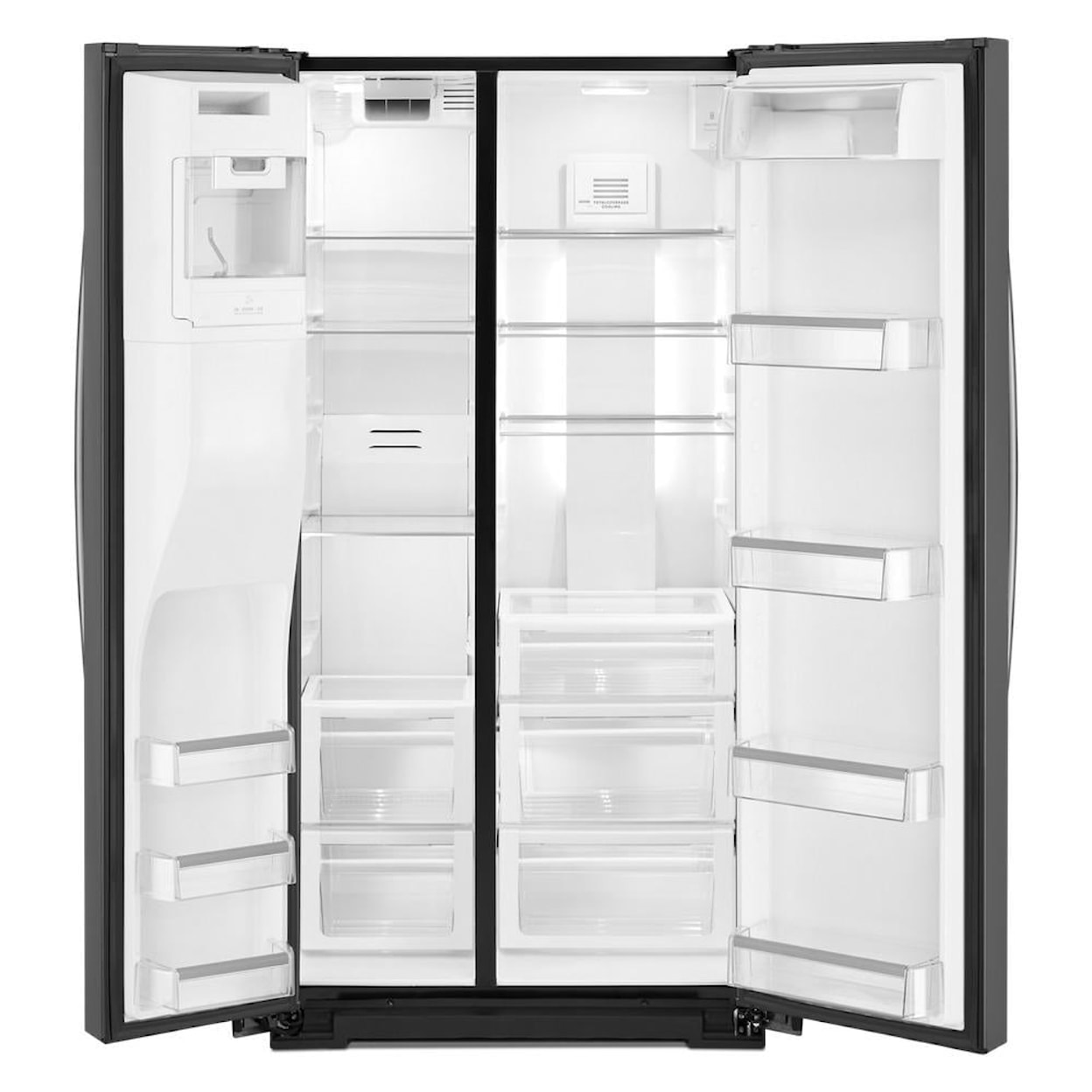 Whirlpool Refrigerators Side By Side Freestanding Refrigerator