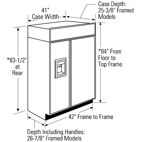 Side By Side Built In Refrigerator