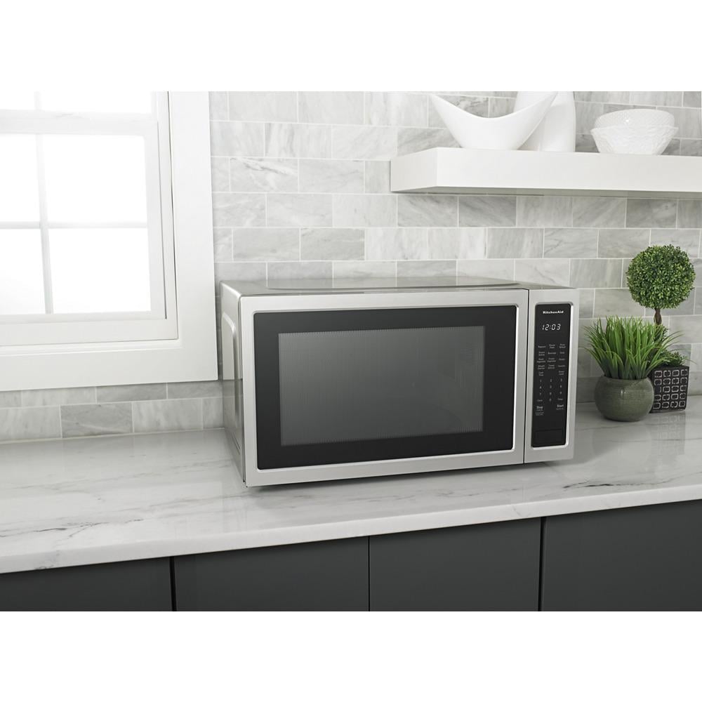 KitchenAid KMCS3022GSS 24" Countertop Microwave Oven 1200 Watt