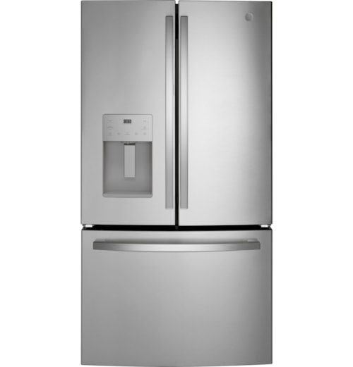 GE® Energy Star® 25.6 Cu. Ft. French-Door Refrigerator Fingerprint Resistant Stainless Steel