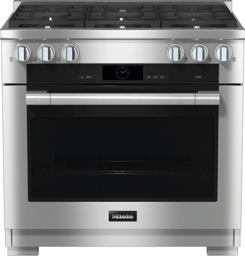 Hr 1934-3 G Df Clean Touch Steel - 36" Range Dual Fuel Model With M Touch Controls