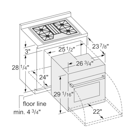 Single Wall Electric Oven