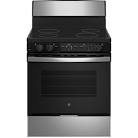 Ge 30" Free-Standing Electric Radiant Smooth Cooktop Range