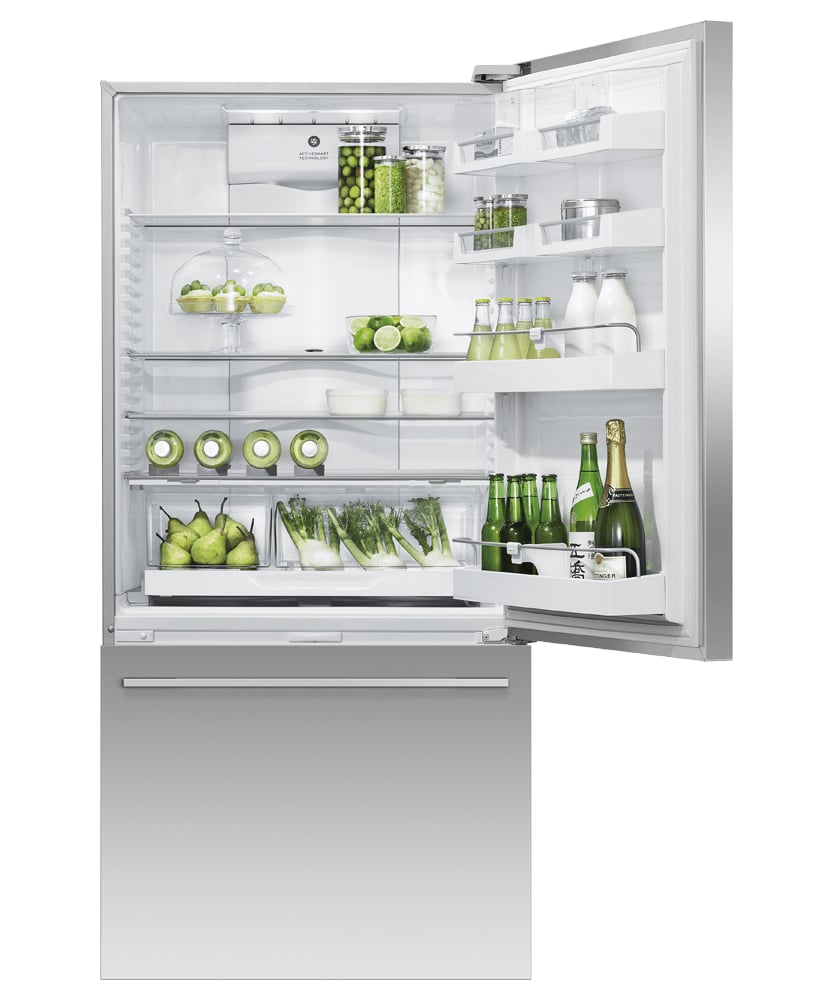 Fisher and Paykel Refrigerators Bottom Freezer Freestanding Refrigerator