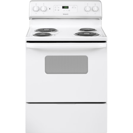 30" Freestanding Coil Electric Range