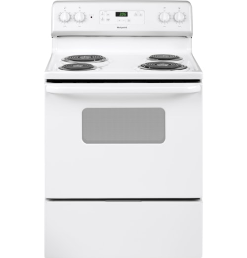 Hotpoint® Energy Star® 30" Free-Standing Standard Clean Electric Range