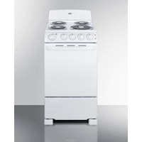 20" Wide Electric Coil Range