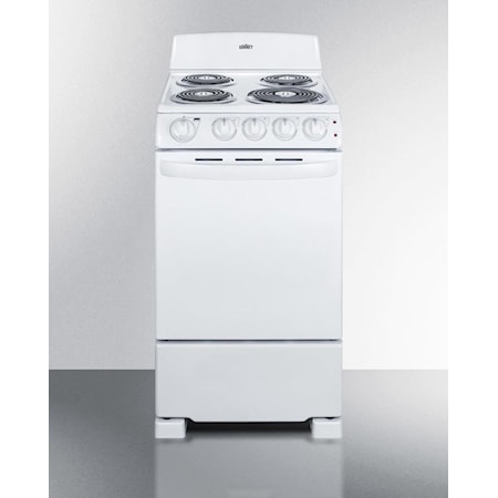 20" Freestanding Coil Electric Range