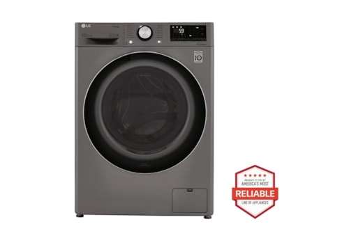2.4 Cu. Ft. Smart Wi-Fi Enabled Compact Front Load All-In-One Washer/Dryer Combo With Built-In Intelligence