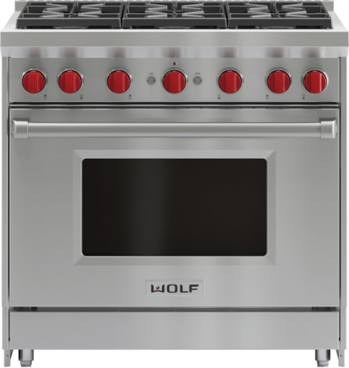 36" Gas Range - 6 Burners