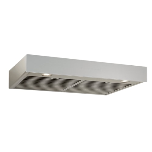 30-Inch Under-Cabinet Range Hood W/ Purled™, Energy Star, 550 Max Blower Cfm, Brushed Grey Glass (Ucb3 Series)