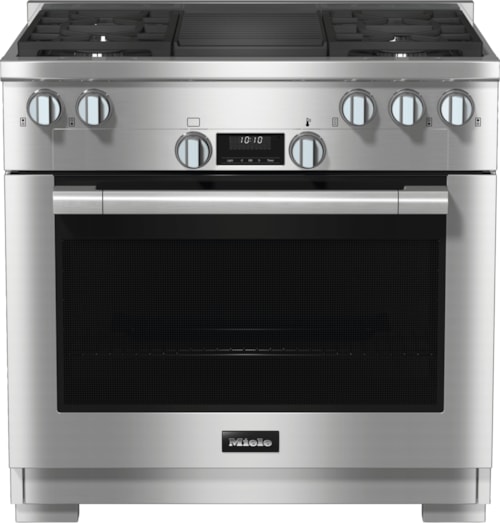 Hr 1135-3 G Ag Gr Clean Touch Steel - 36" Range All Gas With Directselect, Twin Convection Fans And M Pro Dual Stacked Burners
