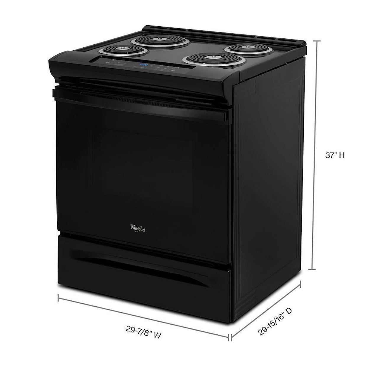 Whirlpool Electric Ranges Slide In Electric Range