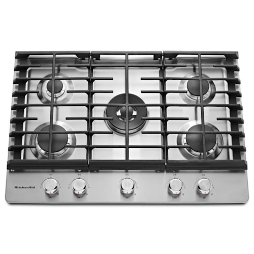 KitchenAid 30" 5-Burner Gas Cooktop