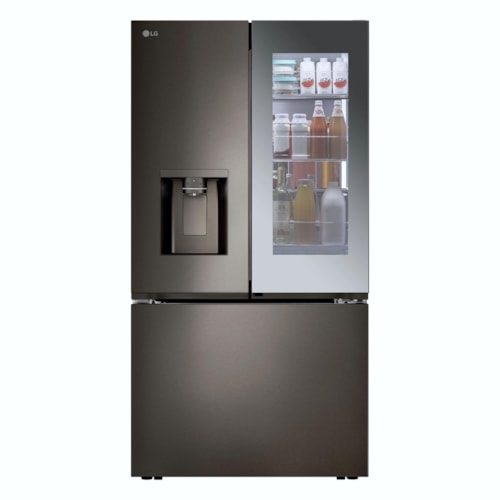 LG Appliances Smart Mirror Instaview® Counter-Depth Max™ French Door Refrigerator with Four Types Of Ice