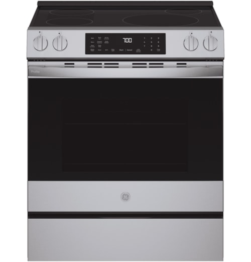 Ge Profile™ Energy Star® 30" Smart Slide-In Induction And Convection Range With No Preheat Air Fry And Easywash™ Oven Tray