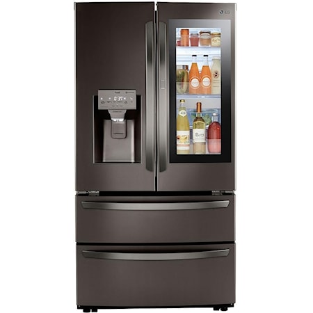 Glass Door Freestanding Refrigerator